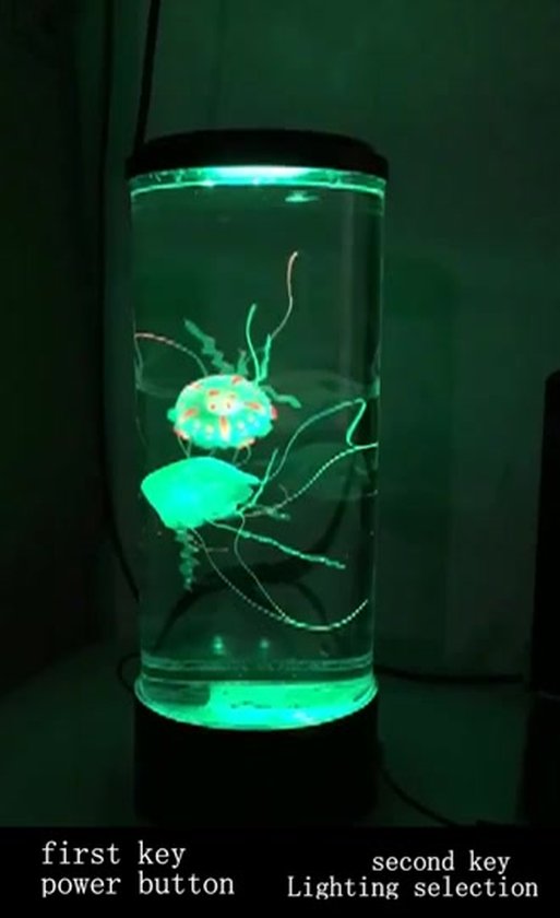 Jellyfish Lamp Kwallen Lamp 16 Kleuren RGB Jellyfish Lavalamp met