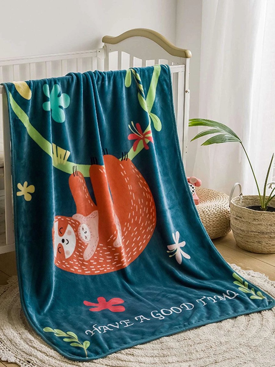 Loussiesd Sherpa-deken, pluche pluizige schattige fleece