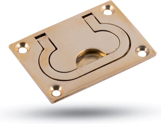 Foresti & Suardi Anneau de trappe en Messing 75x54mm