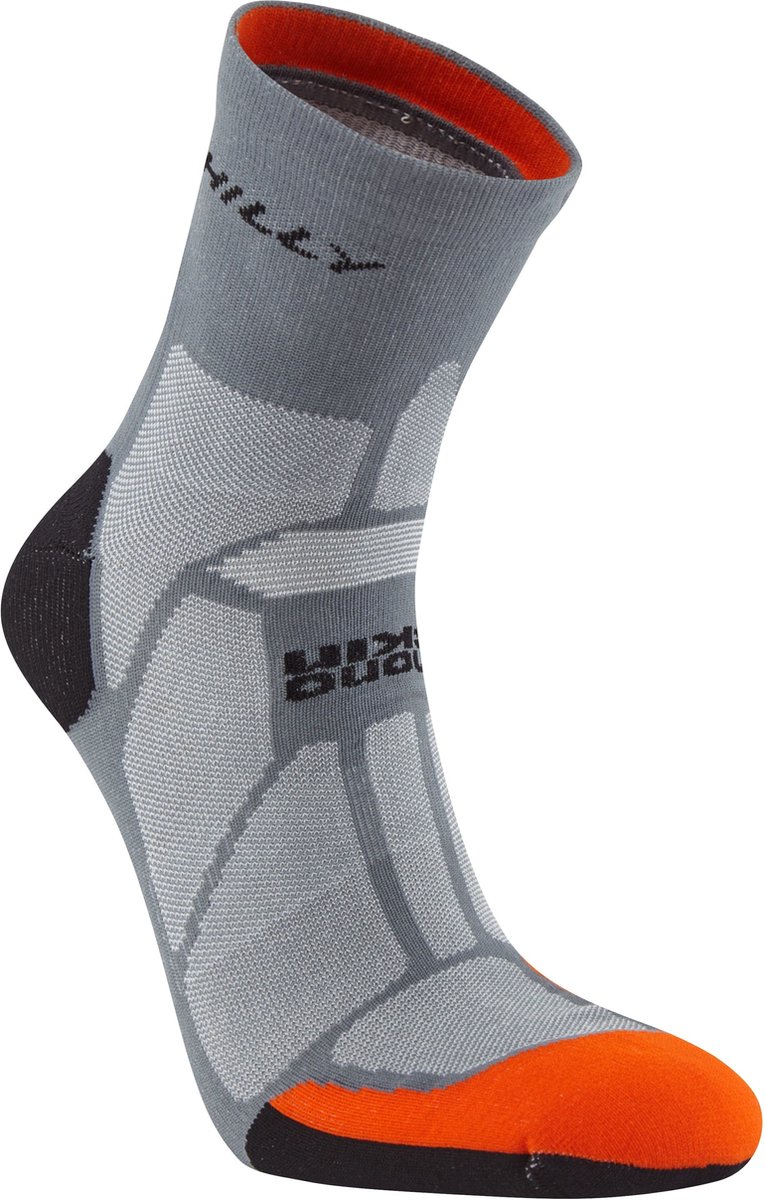 Hilly Marathon Fresh Sportsokken - Grijs - Unisex - Enkel