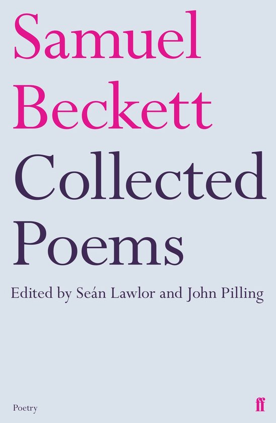 Collected Poems Of Samuel Beckett - cover