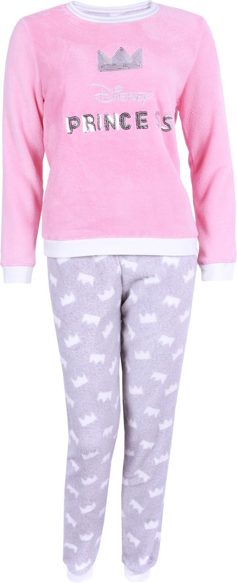 DISNEY PRINCESS Grijze en roze pyjama / XXS
