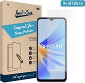 Oppo A17 screenprotector - Gehard glas - Transparant - Just in Case