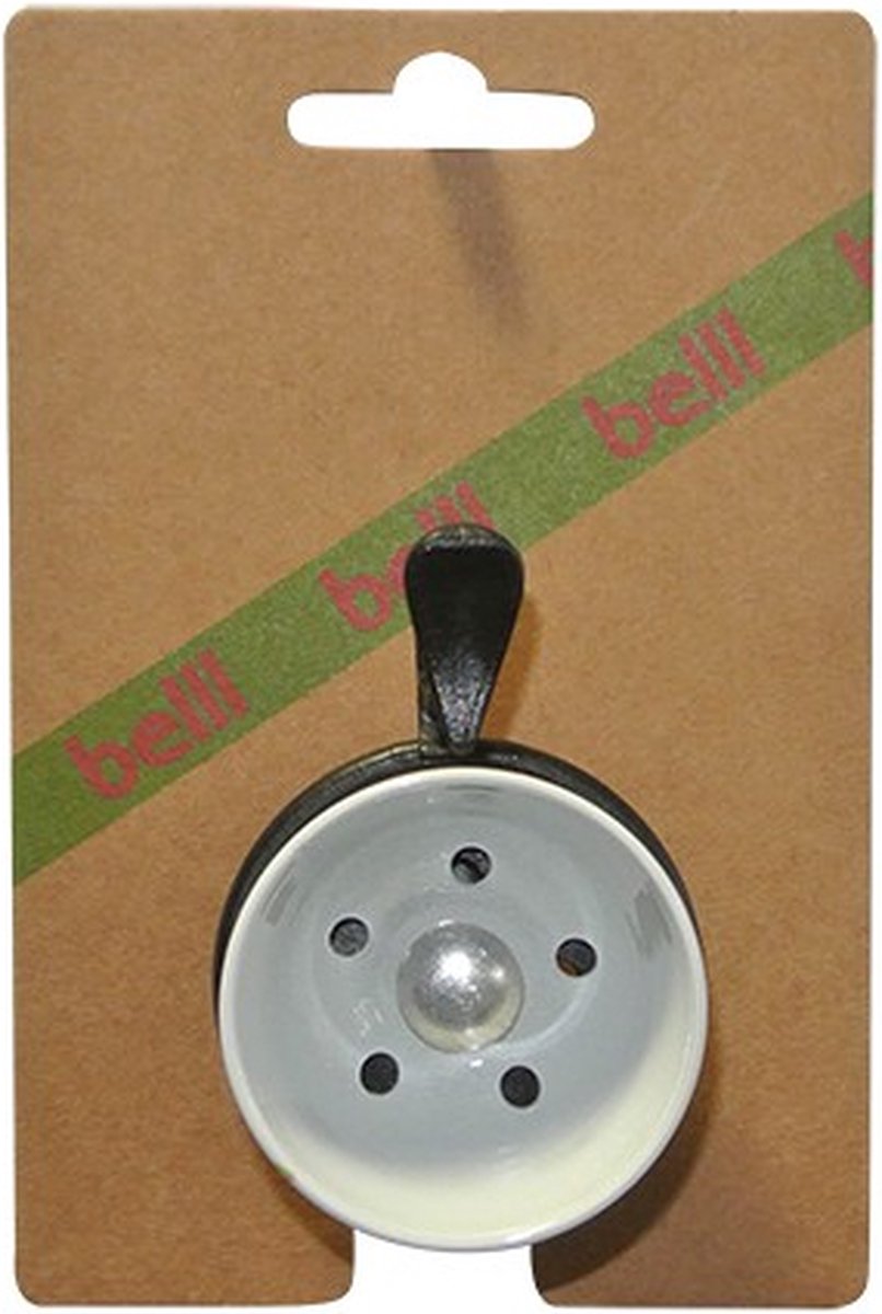 BELLL fietsbel Coffeecup white, op kaart