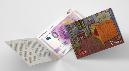 Afbeelding van het spel 0 Euro biljet Nederland 2022 - Van Gogh De Slaapkamer LIMITED EDITION