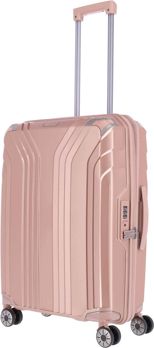 Travelite Elvaa M 66 cm 4-wiel reiskoffer rosé-goud