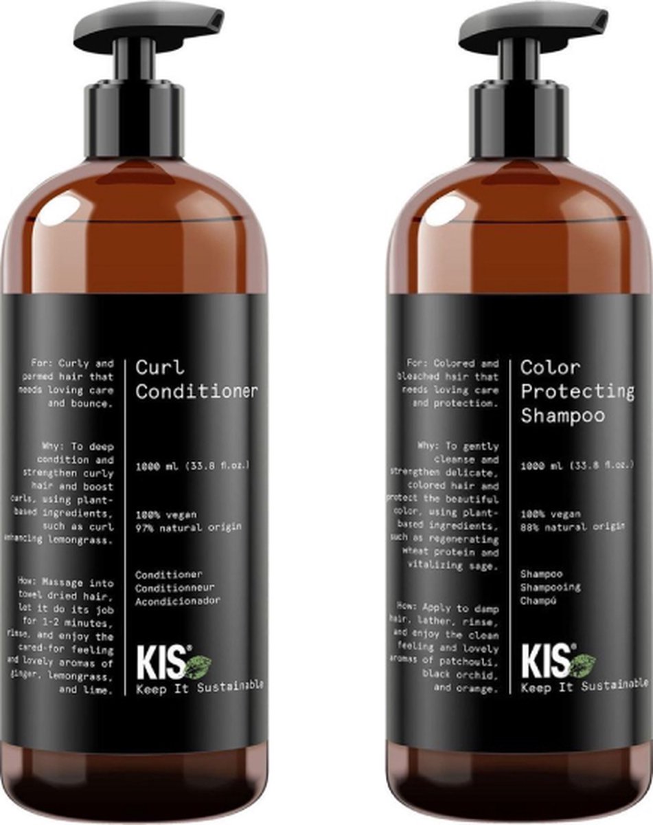 Kis Green - Color Protecting - Shampoo & Conditioner 2 x 1000ml