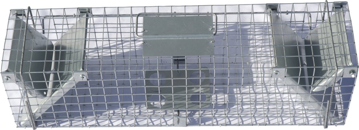MaxxGarden Cage cage pour animaux de 100x25x28cm - piège à rat - double  entrée - pliable
