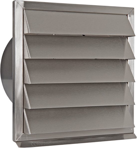 Grille D'aération Rectangulaire Métal – Ventilation Murale à Clapet – Ancienne