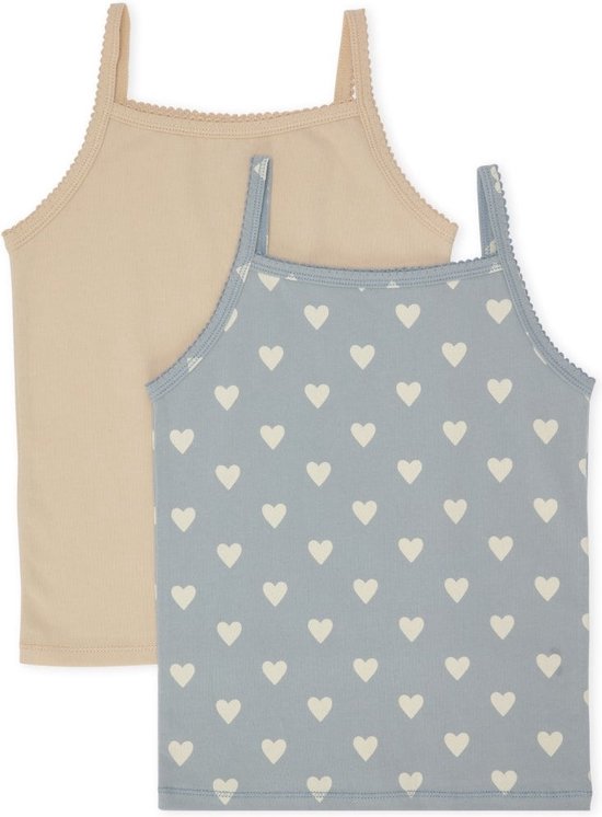 Generisch 2025 Tanktop voor dames met vierkante hals, mouwloos, dubbel
