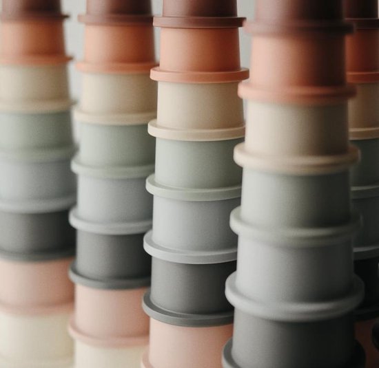 Stapeltoren - Mushie - stacking cups - stapelbekers - forrest van Mushie — afbeelding 5