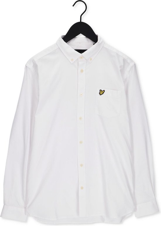 Lyle and Scott - Chemise Wit - Taille L - Coupe regular
