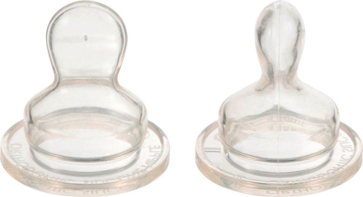 Difrax Flessenspeen Dental voor smalle babyflessen - Maat Small - 2st - Difrax