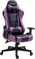 GTRACER Pro - E-Sports - Game stoel - Ergonomisch - Bureaustoel - Verstelbaar - Gamestoel - Racing - Gaming Chair - Zwart / Paars