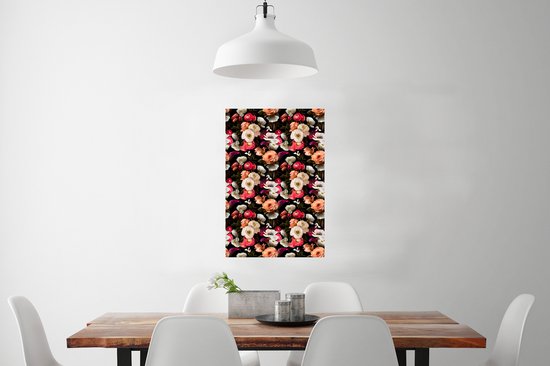 Affiche Fleurs - Motifs - Pastel - 40x60 cm