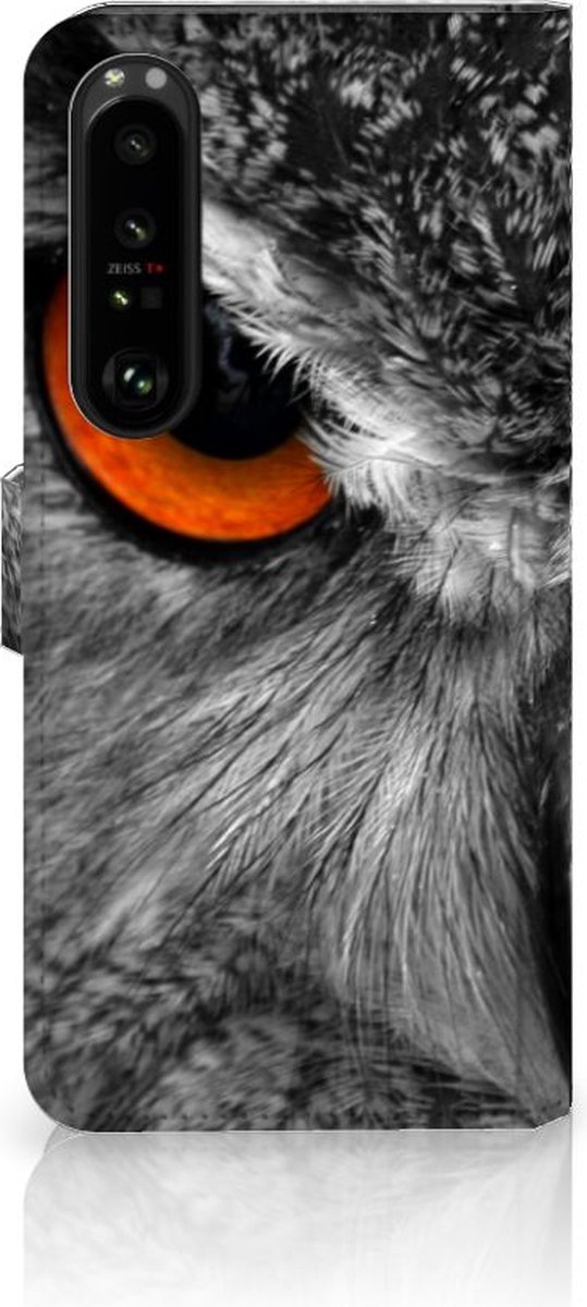 Sony Xperia 1 IV Telefoonhoesje met Pasjes Uil