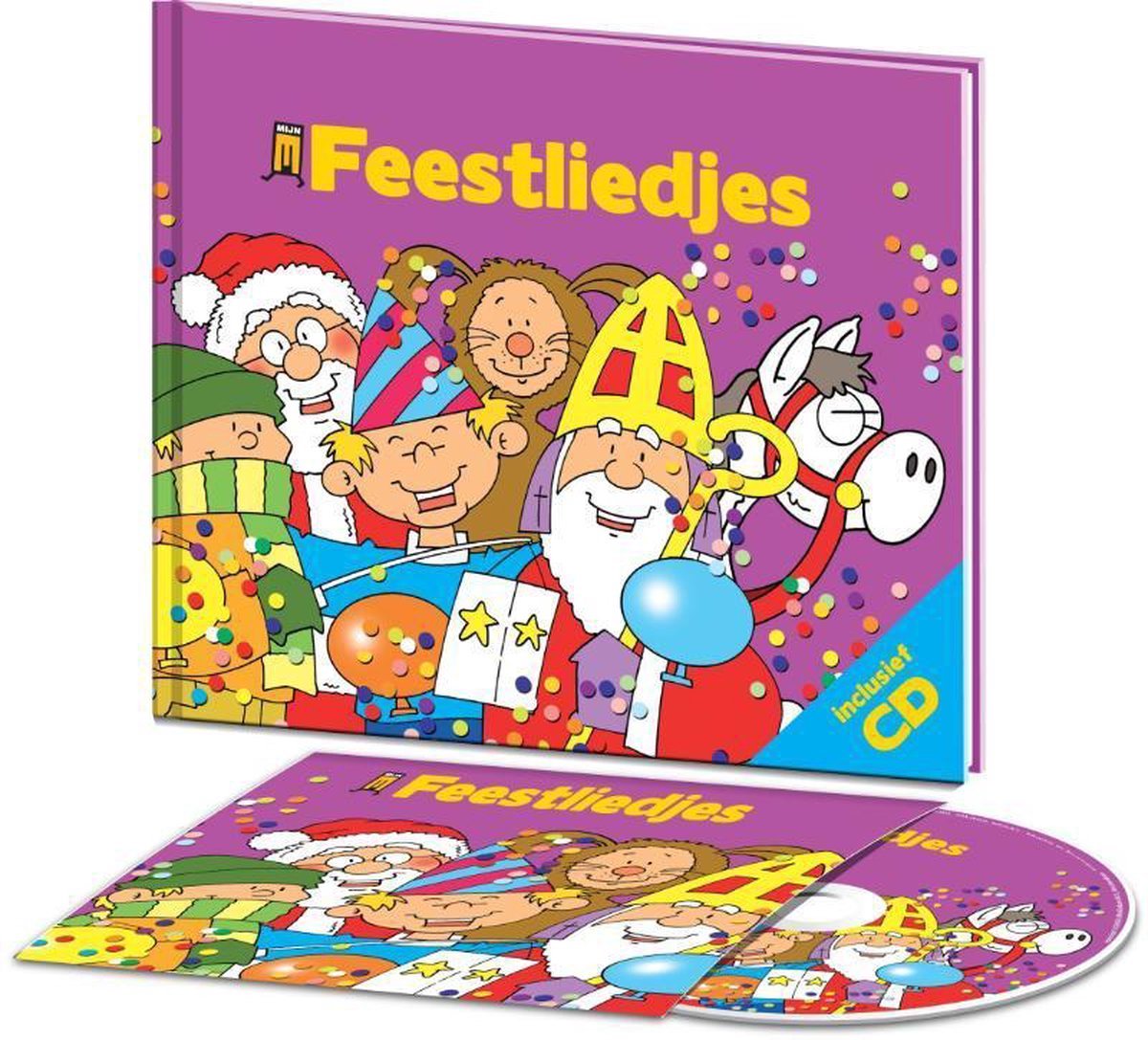 Feestdagenliedjes/ kinderliedjes cd en boek sinterklaas liedjes