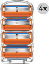 4x Scheermesjes - geschikt voor Gillette Fusion Scheermes (5 blades) Vervanging