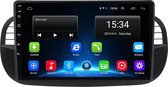 Navigatie radio Fiat 500 2007-2015, Android OS, Apple Carplay, Android Auto, 9 inch scherm, Canbus, GPS, Wifi, Bluetooth