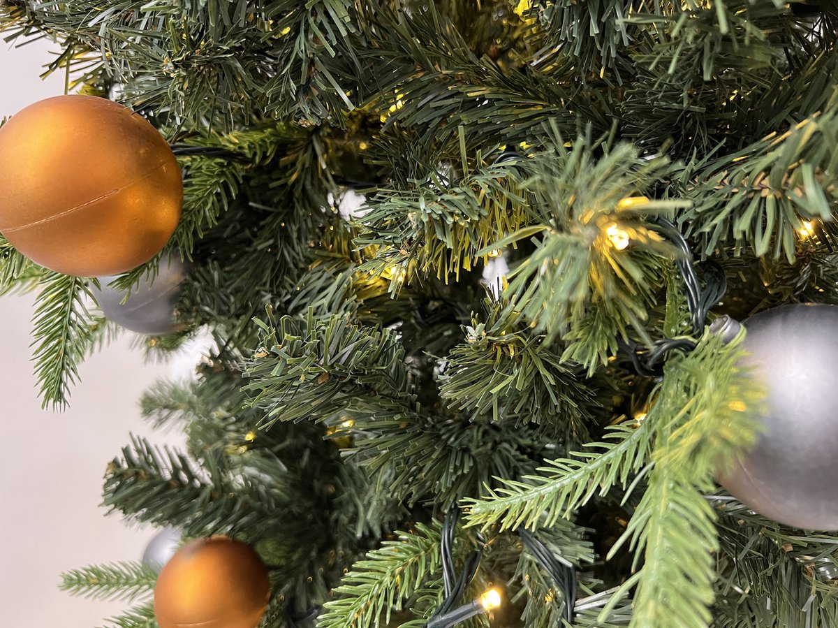 Kerstboom Easy Set Up Tree® Led Avik Decorated Bronze 210 cm Incl