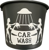 Cadeau Emmer - Carwash 2.0 - 12 liter - zwart - cadeau - geschenk - gift - kado - surprise