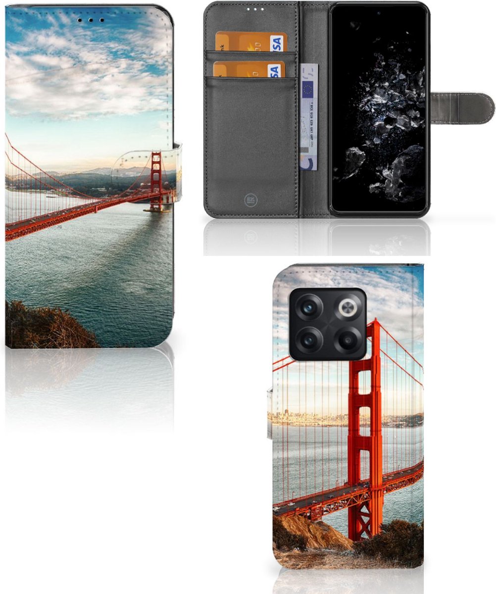OnePlus 10T Telefoonhoesje met Pasjes Pauw