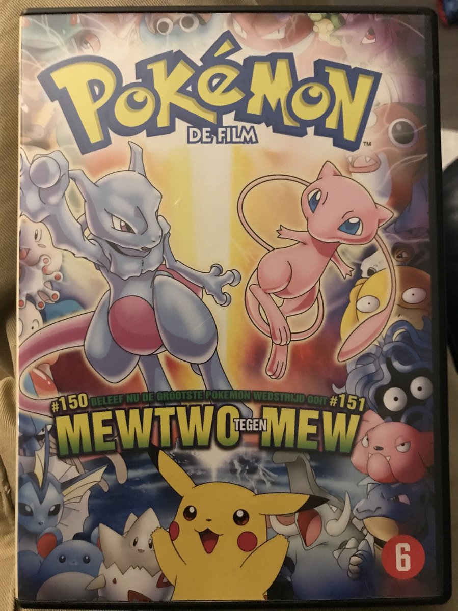 Dvd Pokemon O Filme Mew Vs Mewtwo