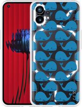 Nothing Phone (1) Hoesje Whales - Designed by Cazy