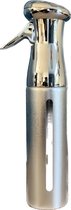 Mist Spray – Waterspuit - 300ml - Zilver - Luxe - Hairspray - Water Verstuiver – Plantenspuit – Kappersspuit - Mist Spray Bottle