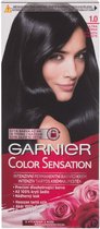 Garnier - Color Sensational Intense Permanent Colour Cream 1.0 Ultra Black