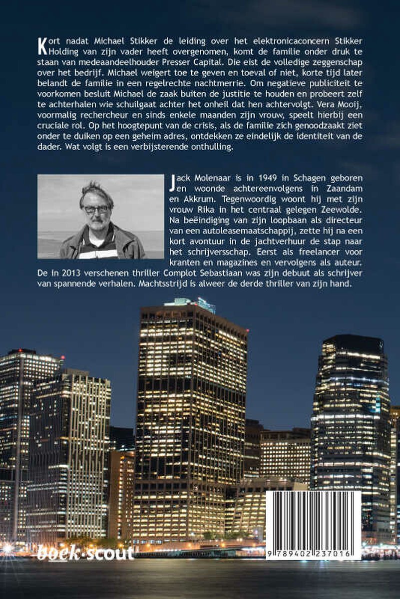 Machtsstrijd - back cover