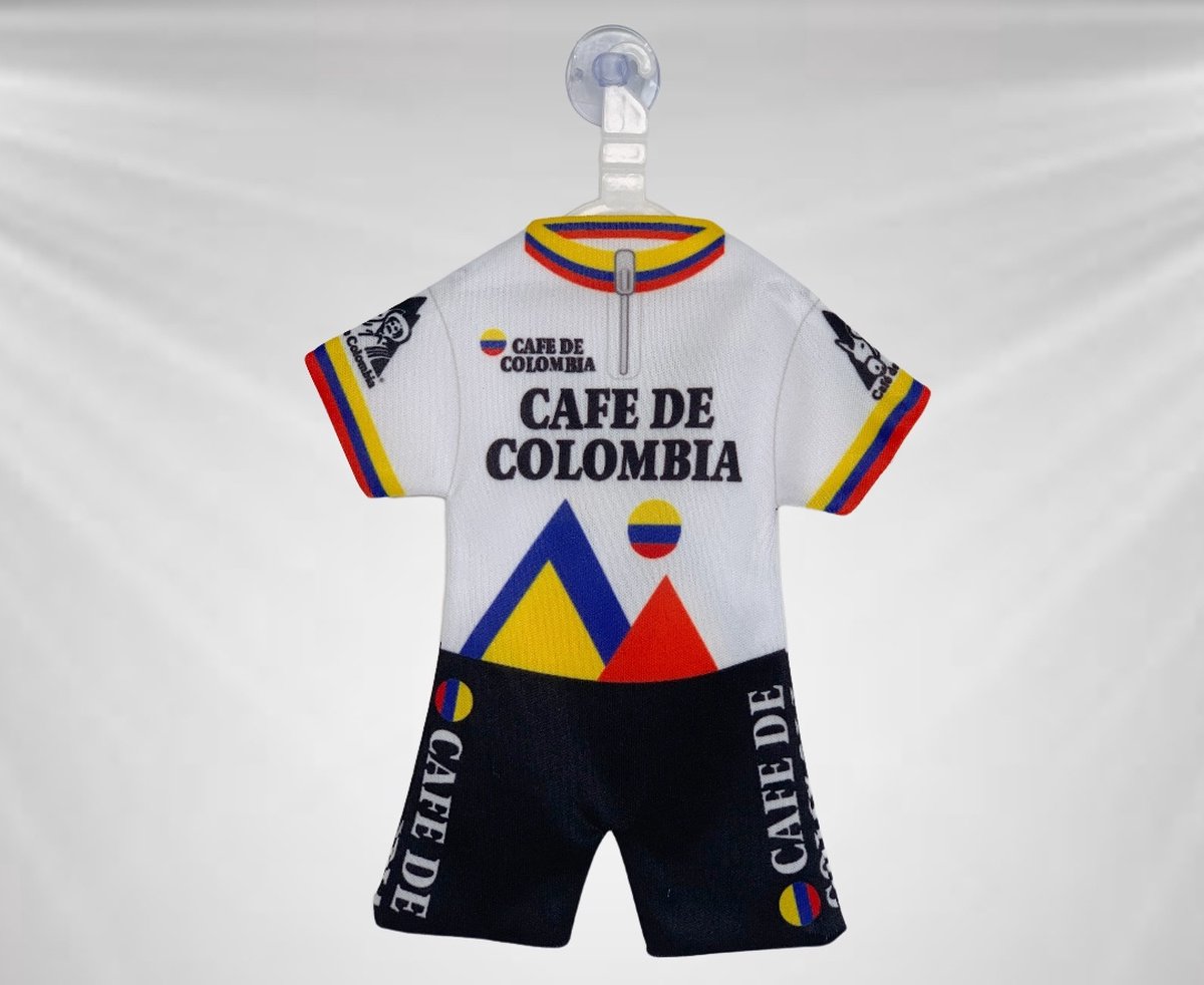 CAFE DE COLOMBIA - minidress - minikit - mini jersey - autoshirt - mini tenue - wielrennen