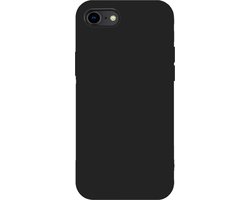 xoxo Wildhearts siliconen hoesje geschikt voor iPhone 7/8 / iPhone SE (2020/2022) - Zwart gekleurd hoesje - Backcover - verkrijgbaar in verschillende kleuren - Zwart