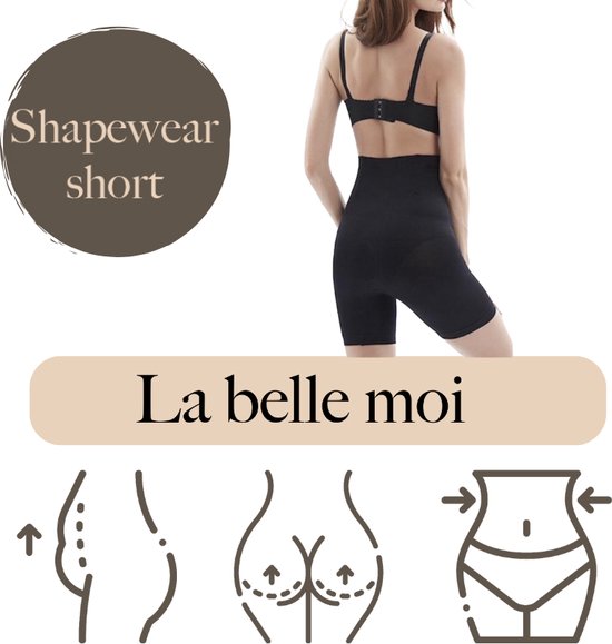 La Belle Moi – Corrigerend broekje – 2XL/3XL – Nero black – Shapwear dames  – Sterk... | bol.com