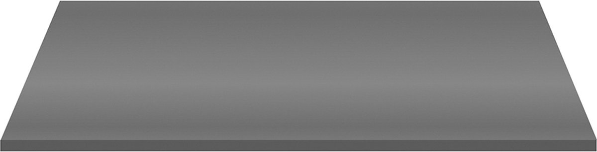 Aloni Wastafeltablet Hout 152.4x45.5x2.6 Cm Grijs Glossy