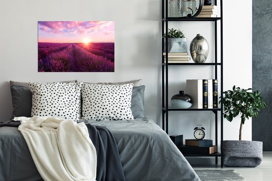 Poster Lavendel - Bloemen - Frankrijk - 60x40 cm