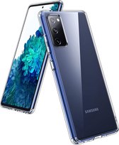 Samsung S20 FE Hoesje Transparant - Samsung S20 FE 5G Siliconen Hardcase Doorzichtig - Samsung S20FE Extreme Defend Case - Cristal Clear Helder