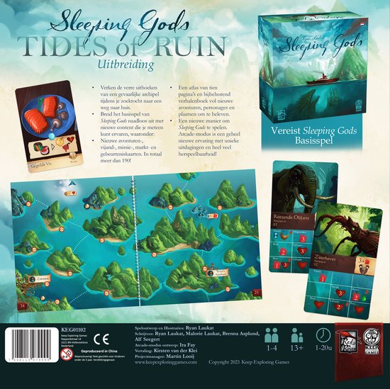 Boek: Sleeping Gods: Tides of Ruin - NL, geschreven door Keep Exploring Games
