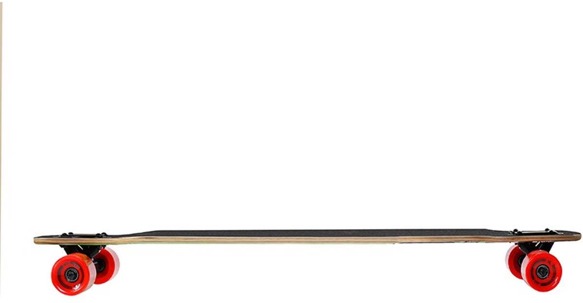Nils Extreme Homeland Serie Longboard Rasta Design Canadese Esdoorn Groen