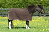 MHS Horse Blanket Showfleece Couverture marron 110 cm