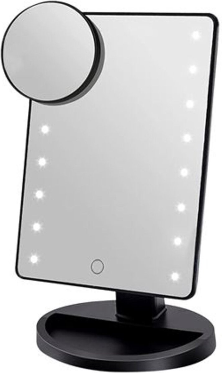UNIQ Classic Star Make-up Spiegel - Zwart