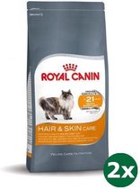Royal canin hair & skin kattenvoer 2x 2 kg