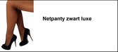 Netpanty fijne maas zwart luxe - Gala Festival thema feest huwelijk party sexy panty