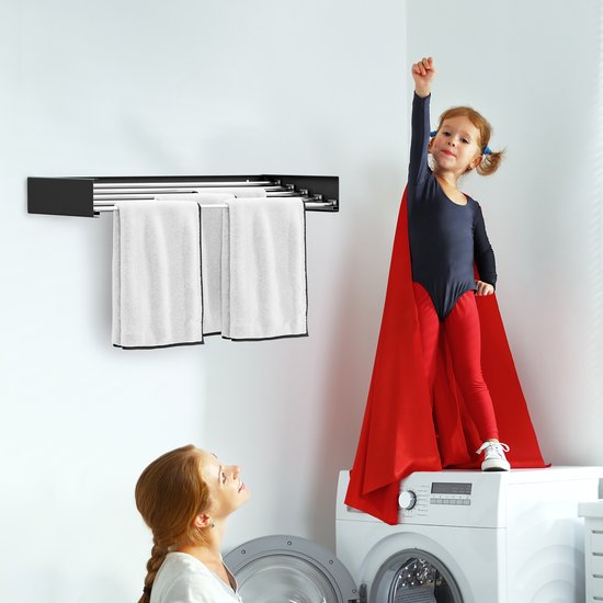 Étendoir à linge pliable Porte-linge Porte-linge suspendu