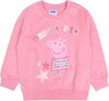 Roze sweatshirt met stippen met een Peppa Pig-motief en glitters / 116