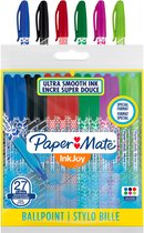 Paper Mate InkJoy 100ST Wrap-balpennen | Medium Punt (1,0 mm) | Diverse kleuren | 27 stuks