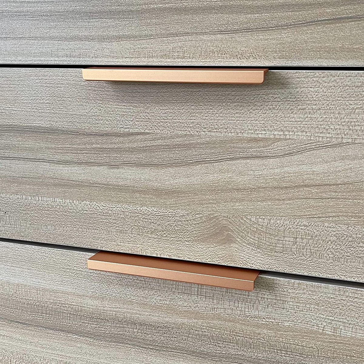 Handgreep plat Rose Goud inclusief schroeven | 15cm | Handgrepen Kast | Gouden Meubelhandvat | Landelijke greep | Industriële Keukengreep | Hand Grepen | Robuust | Deurgreep Staal | Metaal | Strak | schuifdeur | Handvat | Greep | Ladegreep