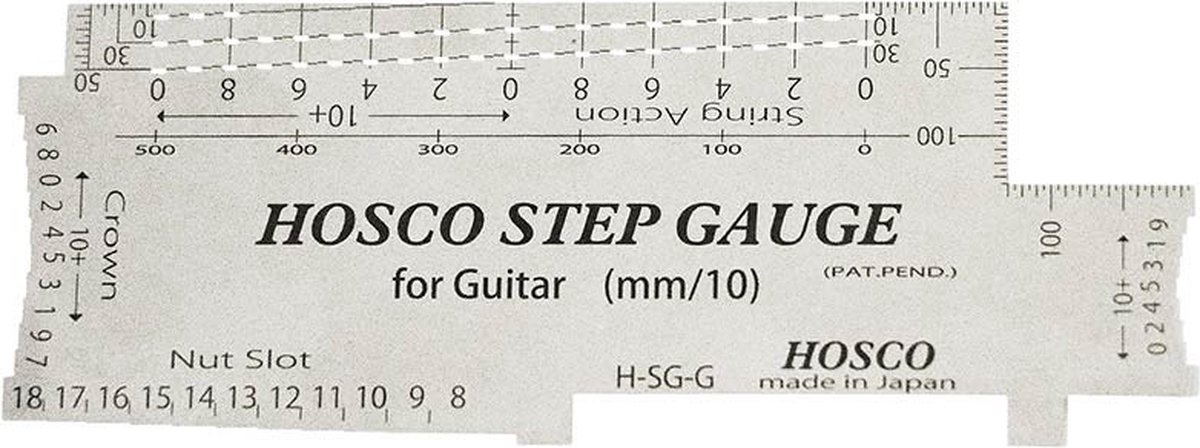 Gitaar Step Gauge Hosco Japan H-SG-G