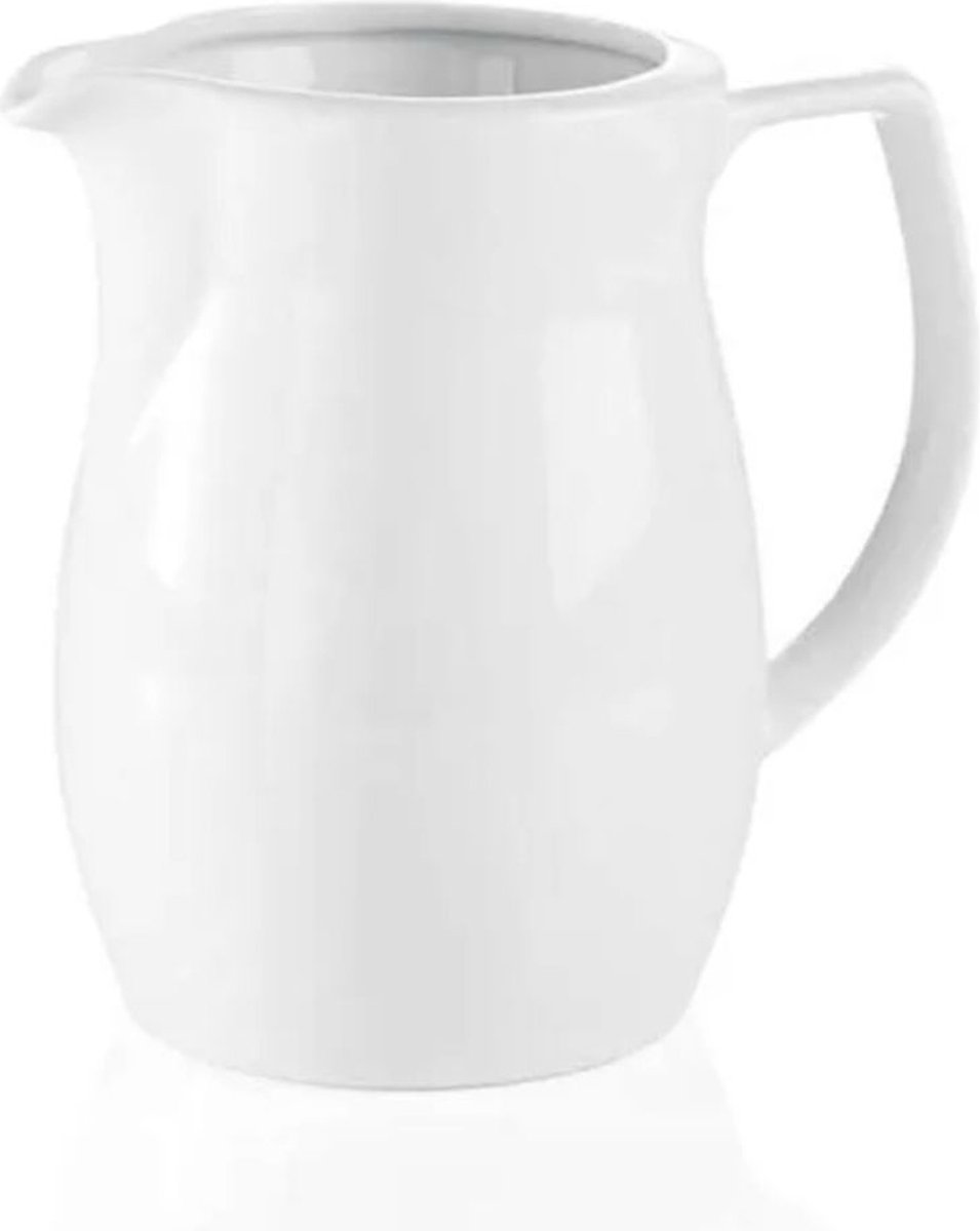 Kan, waterkan, pitcher, schenkkan - 1 l, porselein