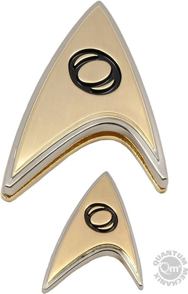 Quantum Mechanix Star Trek Discovery: Enterprise Science Badge & Pin Set